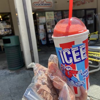 Kay’s Crackseed - Chocolate covered gummy bears, li hing watermelon candy, and a li hing (juice) strawberry icee float! YUM - Candy Stores Near Me - Honolulu, Hawaii Kay’s Crackseed - Chocolate covered gummy bears, li hing watermelon candy, and a li hing (juice) strawberry icee float! YUM - Candy Stores Near Me - Honolulu, Hawaii