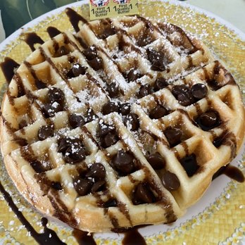 808 Grindz Cafe - Chocolate chip waffle - Cafes Near Me - Lahaina, Hawaii