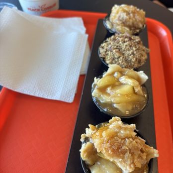 Peach Cobbler Factory - Cobbler flight - Desserts Near Me - Charlotte, North Carolina Peach Cobbler Factory - Cobbler flight - Desserts Near Me - Charlotte, North Carolina