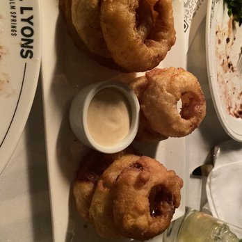 Mr. Lyons - Onion rings - Steakhouses Near Me - Palm Springs, California Mr. Lyons - Onion rings - Steakhouses Near Me - Palm Springs, California