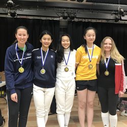 Swords Fencing Studio - Swords fencers podium sweep!