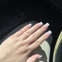 Concord Nails & Spa - Pink and White Dip Powder with Extension