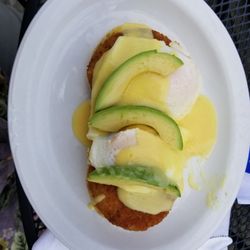 The Nook - I recommend the crab cake eggs benedict with avacado.
