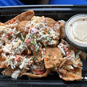 Loaded Elevated Nachos - Crab Rangoon nachos - New American Near Me - St. Charles, Missouri