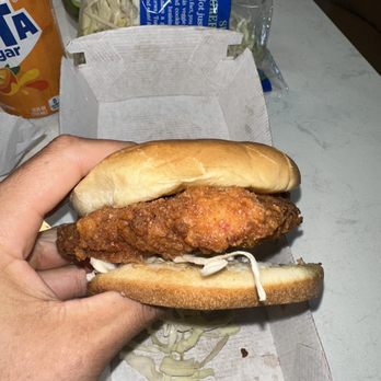 Chick-fil-A - Spicy Chicken Sandwich - Fast Food Near Me - Tustin, California