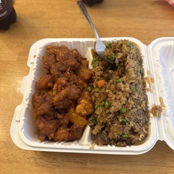 King's Teriyaki - Orange chicken and pork fried rice - Japanese Near Me - Enumclaw, Washington King's Teriyaki - Orange chicken and pork fried rice - Japanese Near Me - Enumclaw, Washington