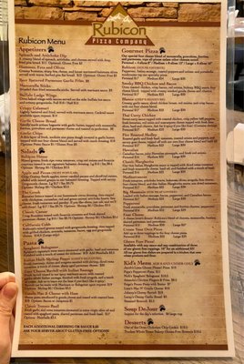 Menu photo 5 Rubicon Pizza Company Truckee, CA Menu photo 5 Rubicon Pizza Company Truckee, CA
