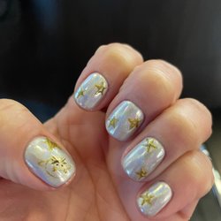Silver chrome and gold stars! (And kitty planet!) They are artists here!!