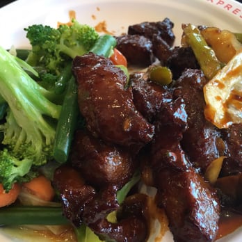 Panda Express - Shanghai Angus steak and vegetables 7/18/16 - Chinese Near Me - Germantown, Wisconsin