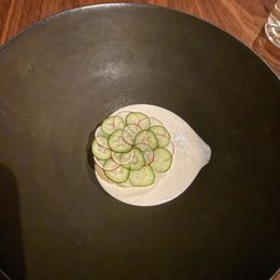 Pine nuts and scallops