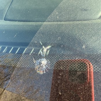Saints Auto Glass - The damage. - Auto Glass Services Near Me - Fresno, California