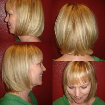 Highlights Lowlights Color And Bob Haircut On Fine Hair Yelp
