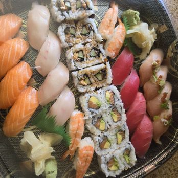 Sushi Island - 20 piece nigiri with 2 rolls - Sushi Bars Near Me - Gardena, California Sushi Island - 20 piece nigiri with 2 rolls - Sushi Bars Near Me - Gardena, California