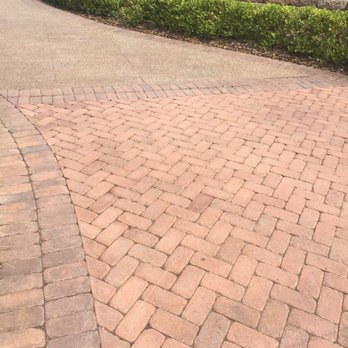 Paver Sealing Vegas - Another photo of our main driveway "after" with the pavers looking so much better! - Pressure Washers Near Me - Las Vegas, Nevada Paver Sealing Vegas - Another photo of our main driveway "after" with the pavers looking so much better! - Pressure Washers Near Me - Las Vegas, Nevada