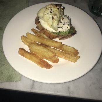 Ladybird - Cauliflower Pinxto with truffle fries - Vegan Near Me - New York, New York