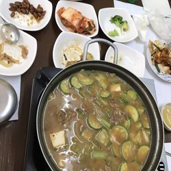 Huwon - This is the tofu soup. Excellent flavor.