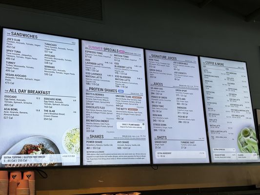 Menu photo 1 JOE & THE JUICE Miami Beach, FL