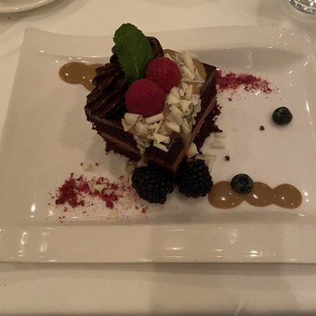 Lemaire Restaurant - Valrhona Chocolate Mousse Cake - New American Near Me - Richmond, Virginia Lemaire Restaurant - Valrhona Chocolate Mousse Cake - New American Near Me - Richmond, Virginia