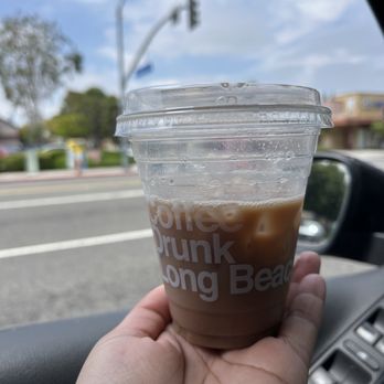 CoffeeDrunk - Rose Chai I couldn't help myself to before taking a pic - Coffee & Tea Near Me - Long Beach, California