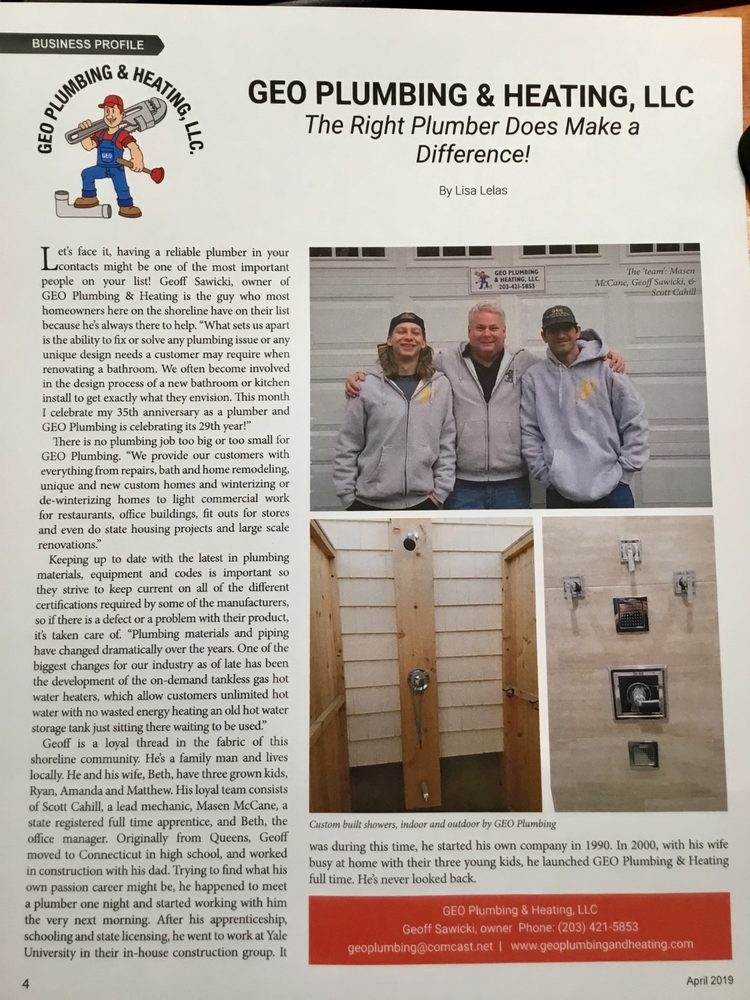 Slide of Geo Plumbing & Heating