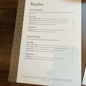 Siṃha Indian Kitchen & Bar - Indian Near Me - Providence, Rhode Island