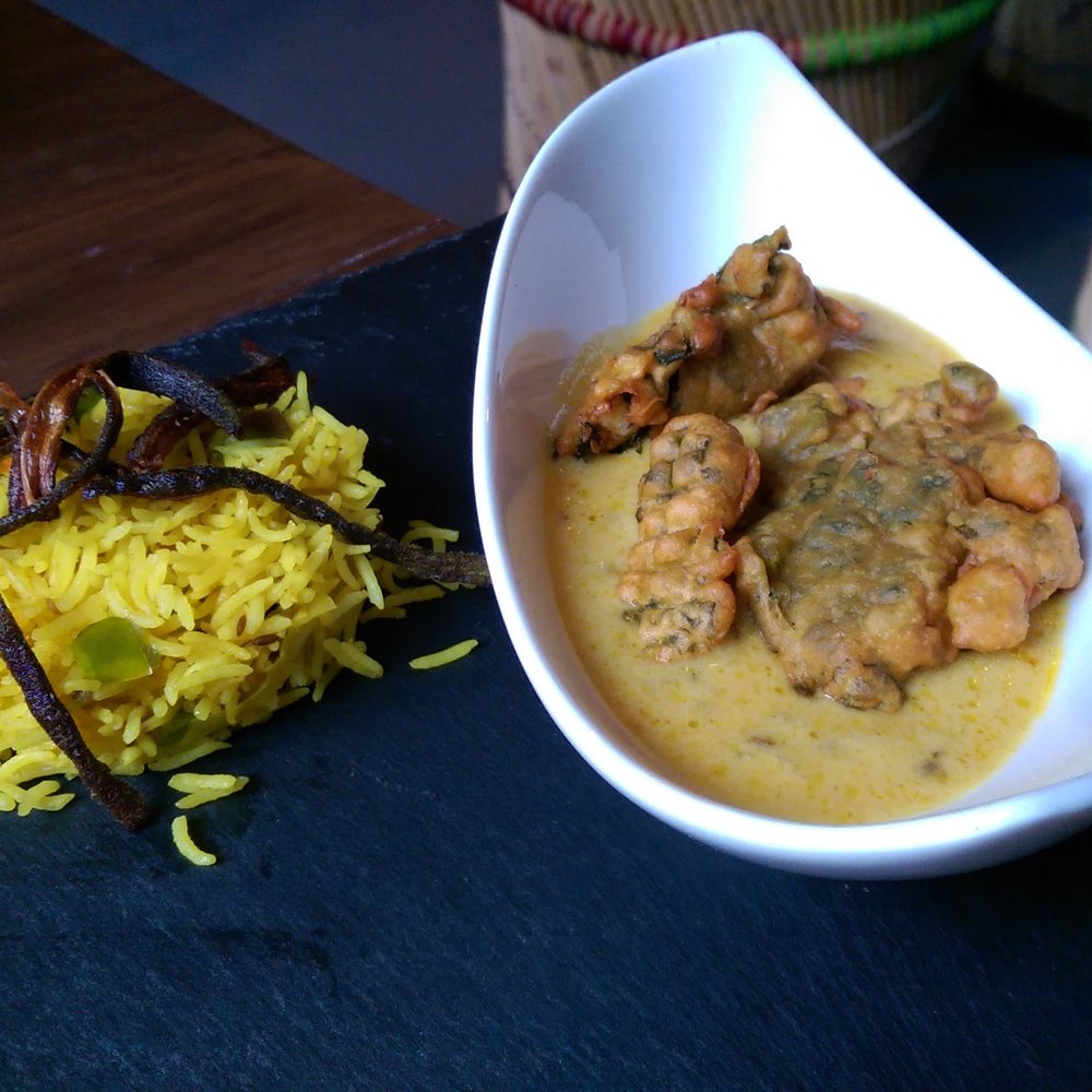 Horn Please - Garm flour and okra curry - Indian Near Me - Glasgow, GLG