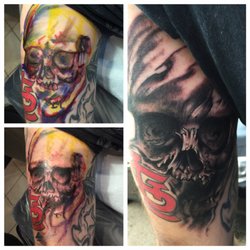 Black Moth Collective Tattoo - Tattoo done by: Hanz Zarate