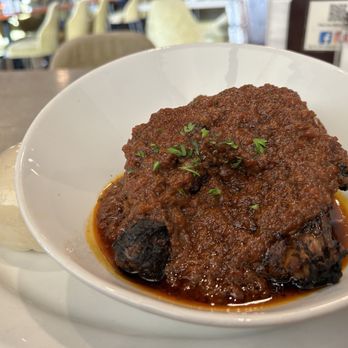 Calabash African Kitchen - Red Stew Chu with chicken - African Near Me - Las Vegas, Nevada
