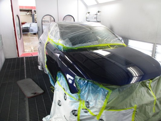 Painting - All paint projects performed in heated downdraft paint booth with factory approved paints.