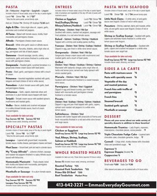 Menu photo 5 Emma's Everyday Gourmet Westfield, MA