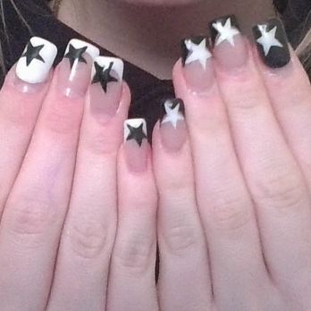 Diamond Nails - i showed Mark a inspo picture and asked just to me sure i wanted it and it came out just like the picture - Nail Salons Near Me - Killeen, Texas
