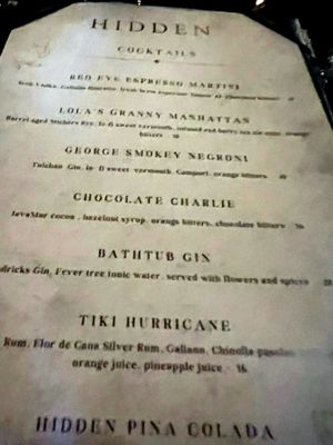 Menu photo 5 Hidden Fort Lauderdale, FL Menu photo 5 Hidden Fort Lauderdale, FL