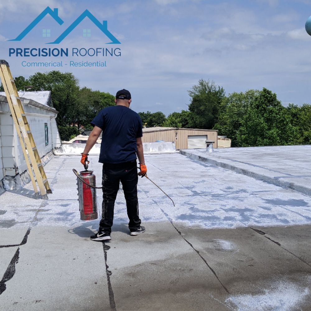 Slide of Precision Roofing