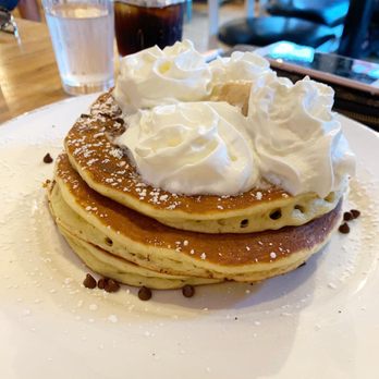 Iron Rooster - chocolate chip Buttermilk Pancakes - Cocktail Bars Near Me - Annapolis, Maryland