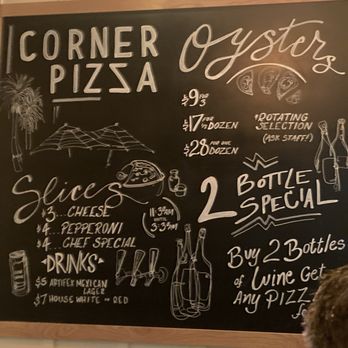 Corner Pizza - Menu - Wine Bars Near Me - Carlsbad, California