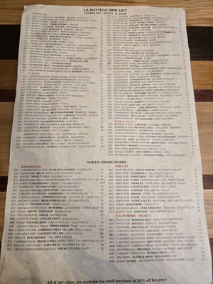 Menu photo 2 La Bottega Vancouver, WA