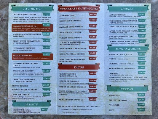 Menu photo 3 Cafe Xochimilco Long Island City, NY Menu photo 3 Cafe Xochimilco Long Island City, NY