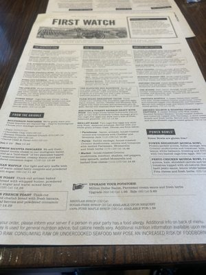 Menu photo 3 First Watch Newport News, VA