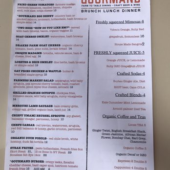 Prospect Gourmand - Menu 7/1/17 - New American Near Me - Beverly Hills, California