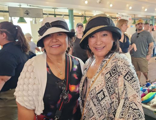 Rain & Shine Hats - Welcome to Lid Wear, established in 1990. Many of you are familiar with this business and thank you so much for your years of support. Our hats are designed and made in Seattle, WA by Sarah Goldenberg, known by Goldie. The Rain & Shine on the store page are available all the time. The hats throughout our site are modeled by my customers, are made (mostly) on a constant basis but fabrics are always changing.
If you see a style you like you can custom order it! This process is easiest done by e-mail or phone. Purchase is available for the Rain & Shine on the store page. For questions, please contact me through contact page or call: 206 276-6151. Rain & Shine Hats - Welcome to Lid Wear, established in 1990. Many of you are familiar with this business and thank you so much for your years of support. Our hats are designed and made in Seattle, WA by Sarah Goldenberg, known by Goldie. The Rain & Shine on the store page are available all the time. The hats throughout our site are modeled by my customers, are made (mostly) on a constant basis but fabrics are always changing.
If you see a style you like you can custom order it! This process is easiest done by e-mail or phone. Purchase is available for the Rain & Shine on the store page. For questions, please contact me through contact page or call: 206 276-6151.