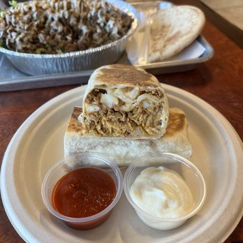 Falafel & Shawarma Planet - 11. The Planet Chicken Shawarma Wrap - Mediterranean Near Me - Sacramento, California