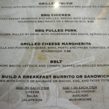 G Street WunderBar - menu - Dive Bars Near Me - Davis, California
