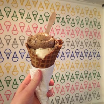 milk + sugar - Split Scoop Milk and Sugar with city that never sleeps & happy wife--all in their delicious waffle cone! - Ice Cream & Frozen Yogurt Near Me - Houston, Texas