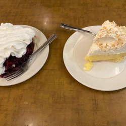 Home Restaurant - Bumble berry pie. Coconut cream pie. Not too sweet!