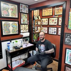 Studio One Tattoo - Dave and his art work.