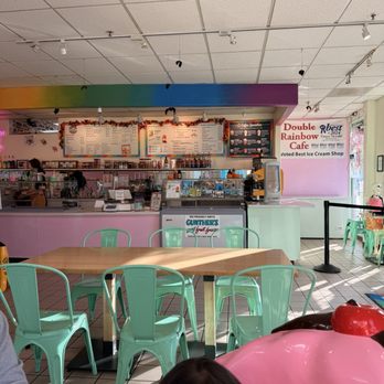 Double Rainbow Cafe - Inside of Ice Cream shop - Ice Cream & Frozen Yogurt Near Me - Benicia, California Double Rainbow Cafe - Inside of Ice Cream shop - Ice Cream & Frozen Yogurt Near Me - Benicia, California