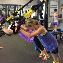 Tryumph Fitness and Nutrition - TRX training for triceps.