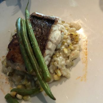 Canoe - Red snapper with shrimp risotto - New American Near Me - Atlanta, Georgia Canoe - Red snapper with shrimp risotto - New American Near Me - Atlanta, Georgia