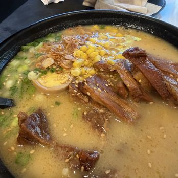 Bear Noodle Bar - Miso Ramen w/ Pork - Noodles Near Me - Big Bear Lake, California