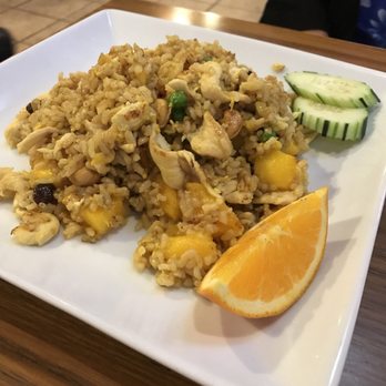 Champa Garden - Mango fried rice with brown rice - Thai Near Me - Redding, California